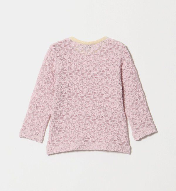UNITED ARROWS green label relaxing「フラワー ジャガード シアー トップス / キッズ 100cm-130cm」|Tシャツ・カットソー|