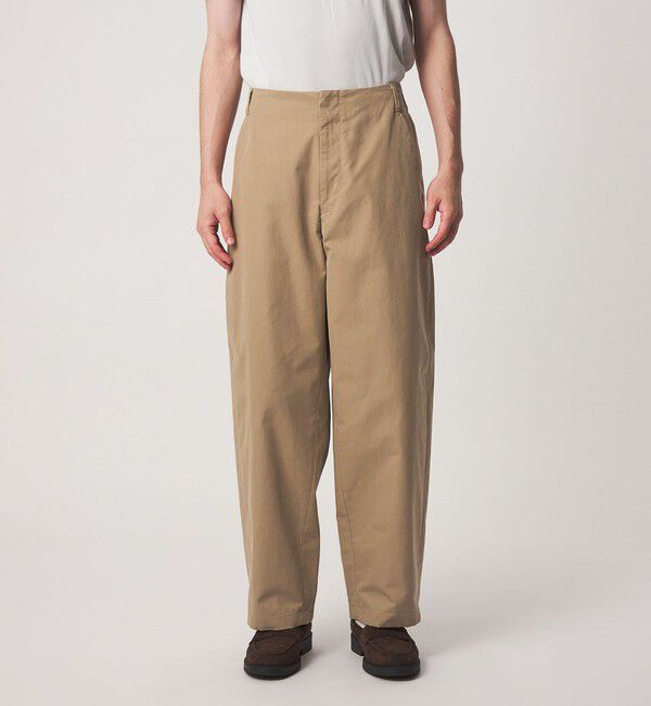 UNITED ARROWS green label relaxing「TC ツイル ピーチ バレル ワイド パンツ W4」|その他|