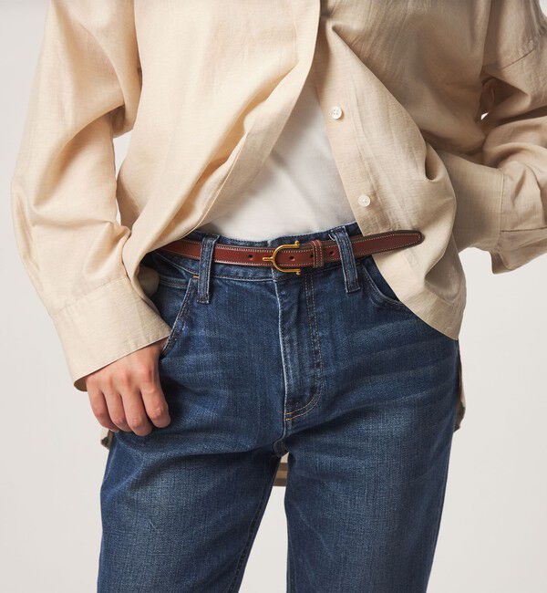 UNITED ARROWS green label relaxing「＜TORY LEATHER＞ギボシ ベルト」|ベルト|MD.BROWN