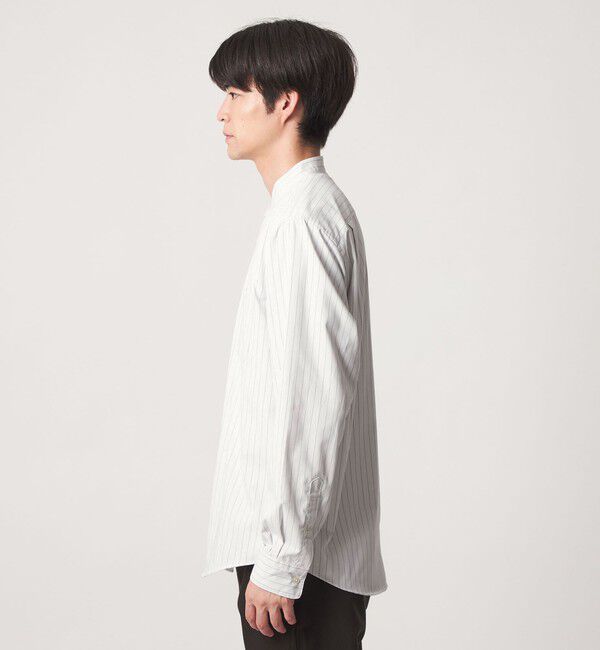 UNITED ARROWS green label relaxing「MULTI FUNCTION ピンオックス バンドカラー 長袖シャツ -UVカット・吸水速乾・遮熱-」|シャツ・ブラウス|