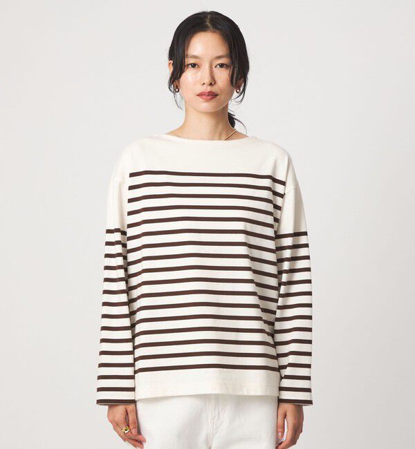 UNITED ARROWS green label relaxing「バスクボーダー ロングスリーブ プルオーバー カットソー」|Tシャツ・カットソー|