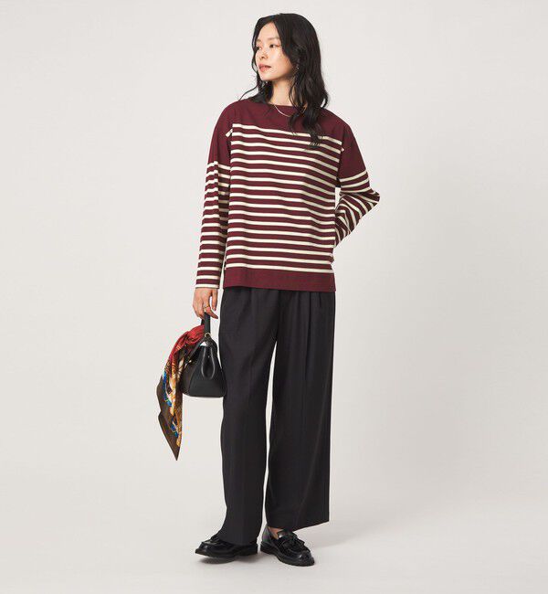 UNITED ARROWS green label relaxing「バスクボーダー ロングスリーブ プルオーバー カットソー」|Tシャツ・カットソー|