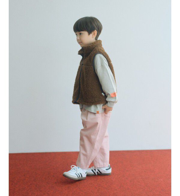UNITED ARROWS green label relaxing「ボア ジップ ベスト / キッズ 100cm-160cm」|その他|