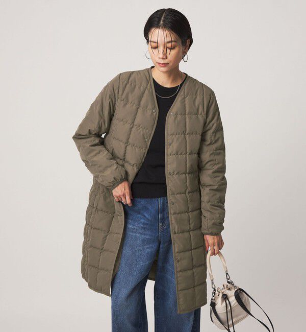 UNITED ARROWS green label relaxing「【別注】＜TAION＞ ボタン ロング ダウン」|ダウン|