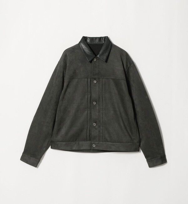 UNITED ARROWS green label relaxing「スエードライク ファーストタイプ ジャケット」|その他|DK.GRAY