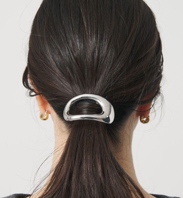 BEAUTY&YOUTH UNITED ARROWS「＜JAMIRAY＞Bean ヘアタイ」|ヘアゴム・シュシュ|SILVER