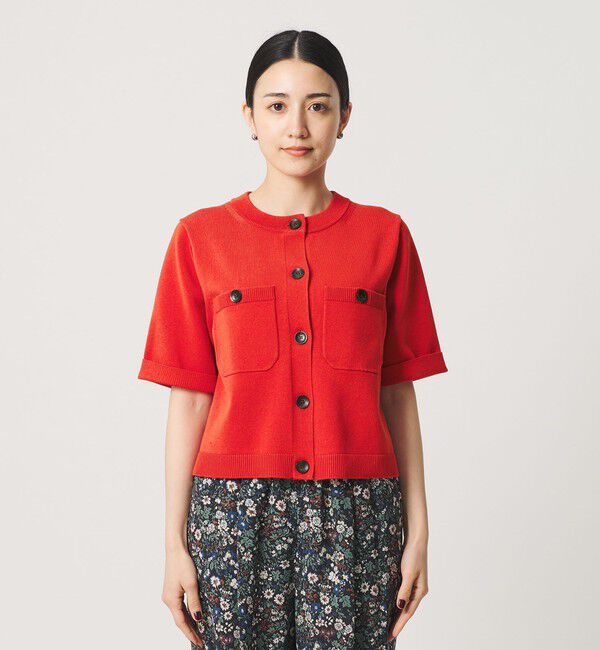 BEAUTY&YOUTH UNITED ARROWS「ポケット ハーフスリーブ カーディガン ウォッシャブル」|カーディガン|