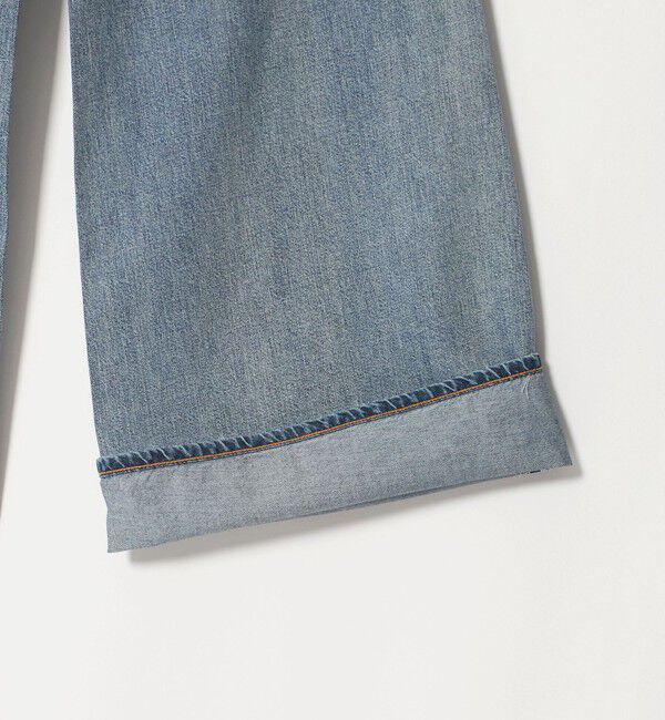 BEAUTY&YOUTH UNITED ARROWS「【別注】＜NEEDBY heritage＞ワイドフレア デニムパンツ/コバルト」|デニム|