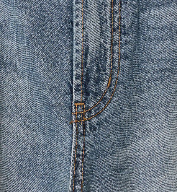 BEAUTY&YOUTH UNITED ARROWS「【別注】＜NEEDBY heritage＞ワイドフレア デニムパンツ/コバルト」|デニム|