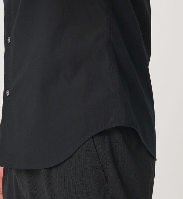 BEAUTY&YOUTH UNITED ARROWS「【WEB限定 WARDROBE SMART】コットン バンドカラー スキッパー シャツ」|シャツ・ブラウス|