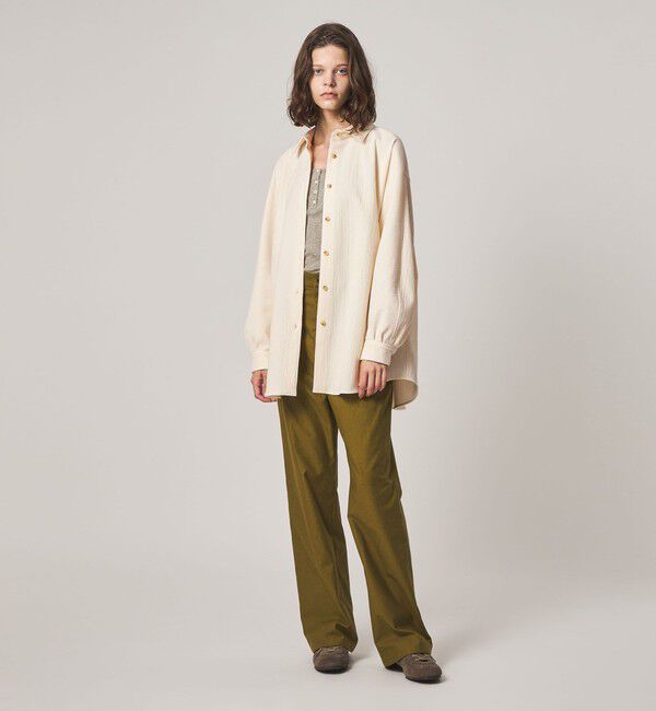 STEVEN ALAN「＜Steven Alan＞ランダム コーデュロイ ドルマンスリーブ シャツ」|シャツ・ブラウス|