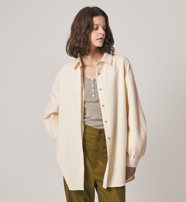 STEVEN ALAN「＜Steven Alan＞ランダム コーデュロイ ドルマンスリーブ シャツ」|シャツ・ブラウス|