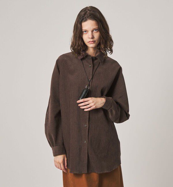 STEVEN ALAN「＜Steven Alan＞ランダム コーデュロイ ドルマンスリーブ シャツ」|シャツ・ブラウス|