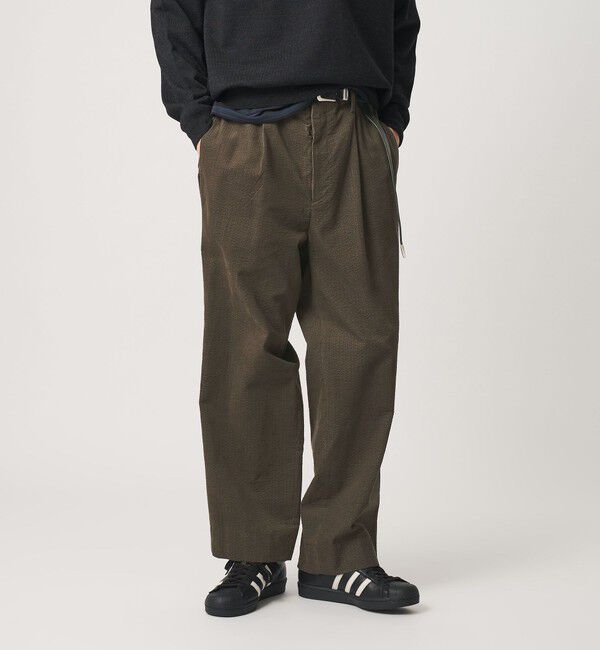 BEAUTY&YOUTH UNITED ARROWS「サッカーライク コーデュロイ スラックス NO.9」|チノ|OLIVE