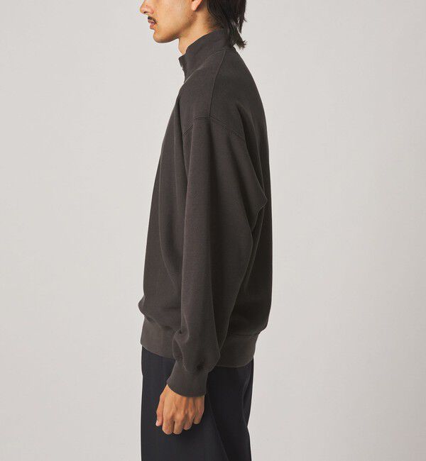 STEVEN ALAN「＜Steven Alan＞ C/R ウラケ ジップ スタンドネック スウェット」|スウェット・ジャージ|