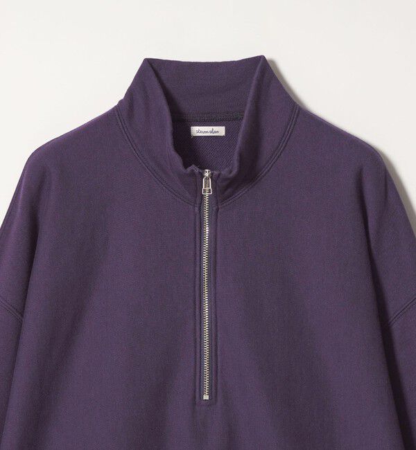 STEVEN ALAN「＜Steven Alan＞ C/R ウラケ ジップ スタンドネック スウェット」|スウェット・ジャージ|