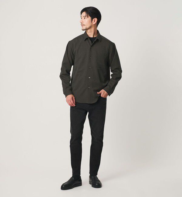 BEAUTY&YOUTH UNITED ARROWS「【WEB限定 WARDROBE SMART】ウールライク シャツ」|シャツ・ブラウス|