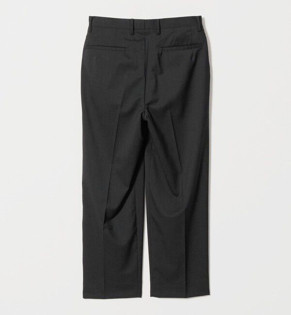 BEAUTY&YOUTH UNITED ARROWS「ウールブレンド 1プリーツ テーパード スラックス NO.9 ウォッシャブル」|チノ|