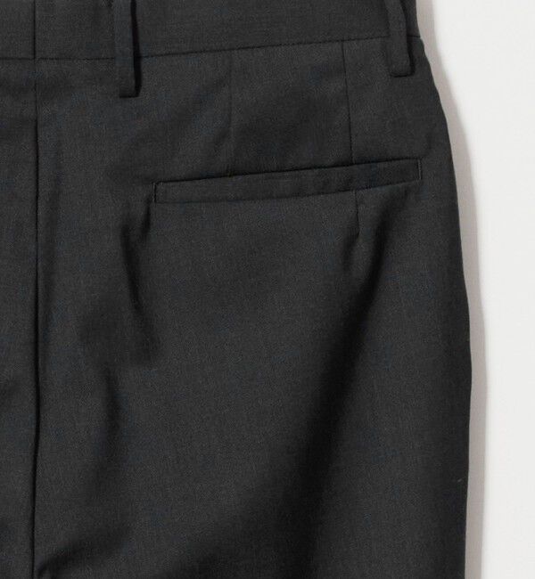 BEAUTY&YOUTH UNITED ARROWS「ウールブレンド 1プリーツ テーパード スラックス NO.9 ウォッシャブル」|チノ|