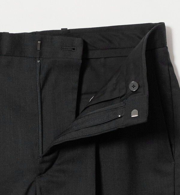 BEAUTY&YOUTH UNITED ARROWS「ウールブレンド 1プリーツ テーパード スラックス NO.9 ウォッシャブル」|チノ|