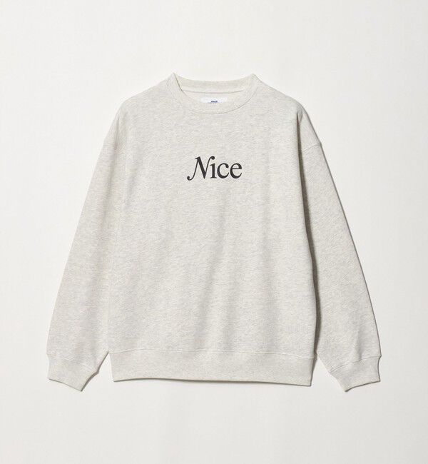 NICE WEATHER「＜NICE WEATHER＞NICE ロゴスウェット」|スウェット・ジャージ|