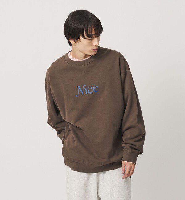 NICE WEATHER「＜NICE WEATHER＞NICE ロゴスウェット」|スウェット・ジャージ|MOCA