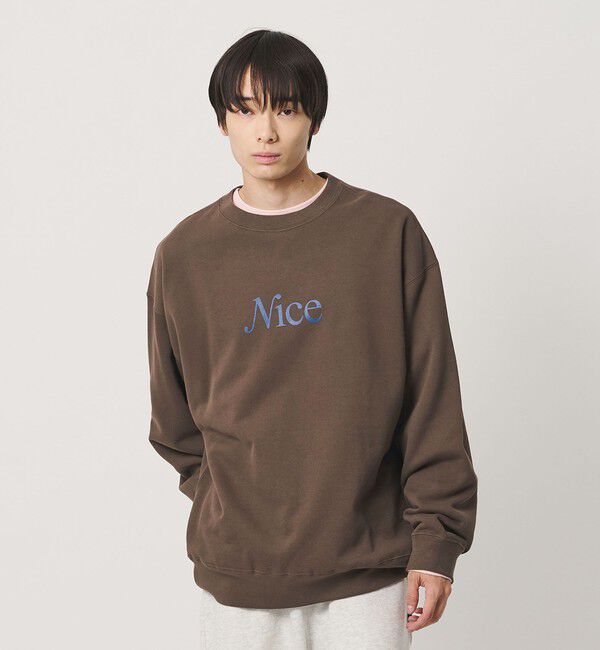 NICE WEATHER「＜NICE WEATHER＞NICE ロゴスウェット」|スウェット・ジャージ|