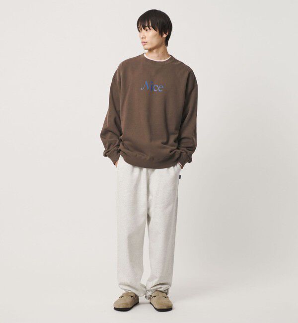 NICE WEATHER「＜NICE WEATHER＞NICE ロゴスウェット」|スウェット・ジャージ|