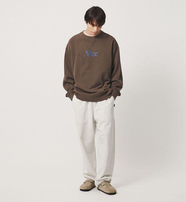 NICE WEATHER「＜NICE WEATHER＞NICE ロゴスウェット」|スウェット・ジャージ|