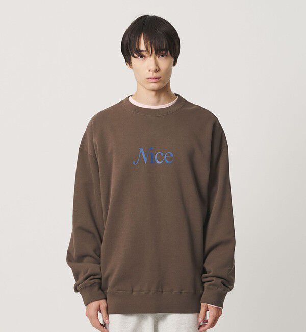 NICE WEATHER「＜NICE WEATHER＞NICE ロゴスウェット」|スウェット・ジャージ|