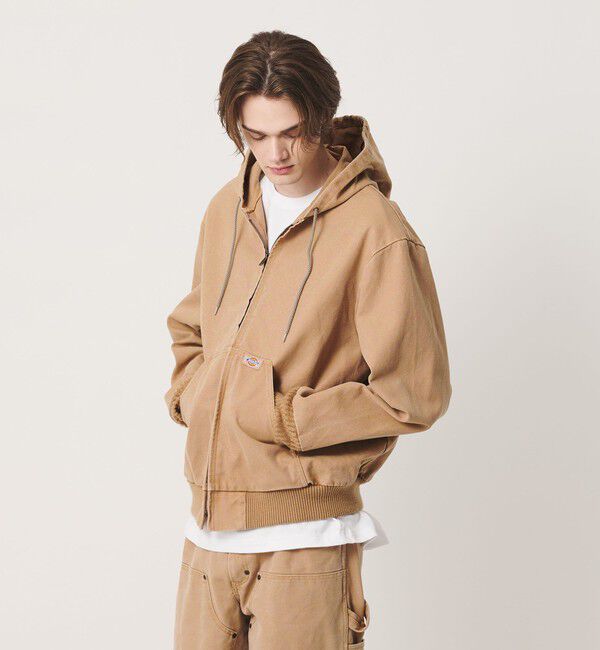 California General Store「＜Dickies &times; CGS.＞ダック フード ジャケット」|ブルゾン・スタジャン|