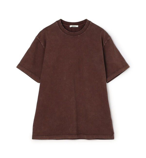 Edition「コットンガーメントダイ ショートスリーブプルオーバー」|Tシャツ・カットソー|37 ダークレッド