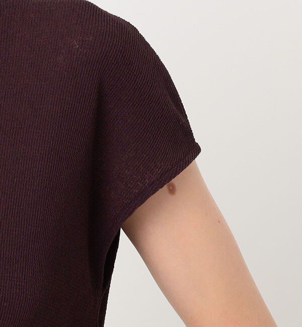 Ballsey「ワッフルジャージーコンビ フレンチスリーブプルオーバー」|Tシャツ・カットソー|