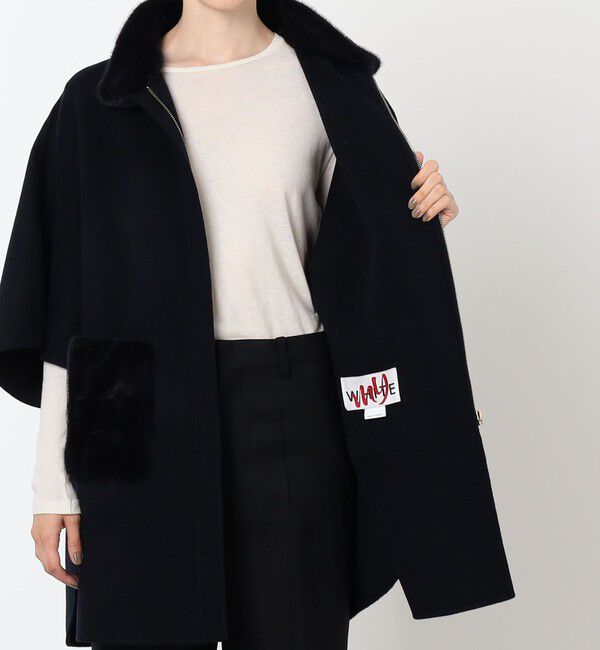TOMORROWLAND BUYING WEAR「my WHITE ウール ケープ」|ポンチョ・ケープ|