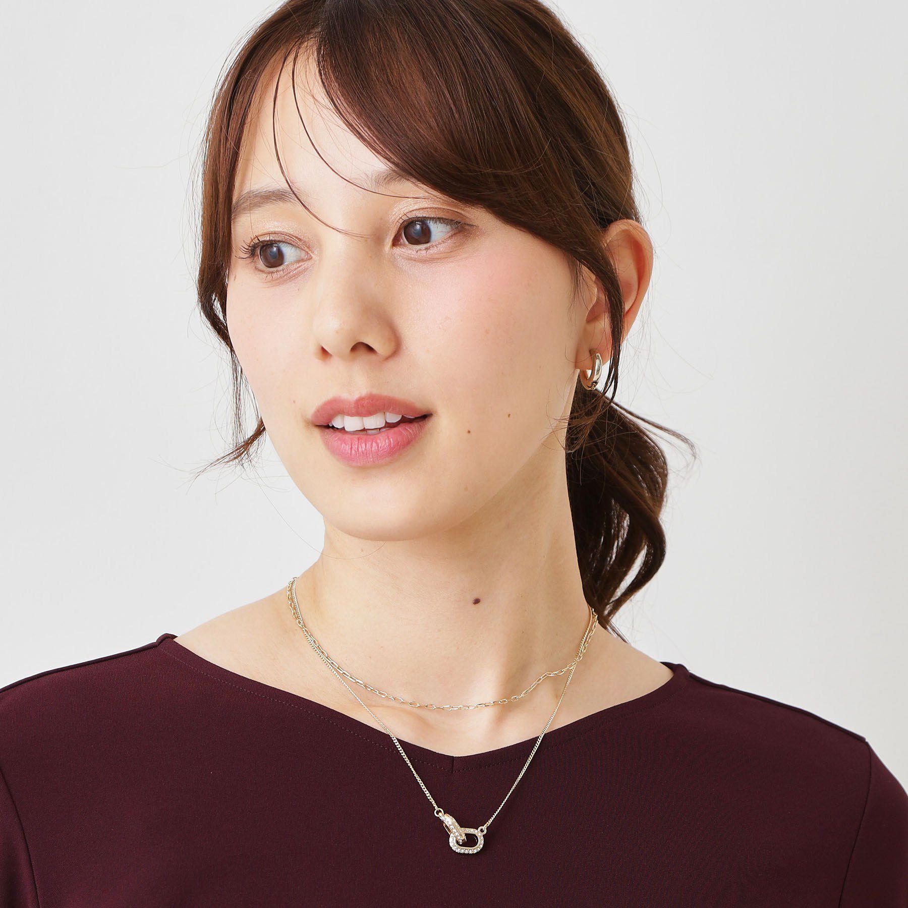 COUP DE CHANCE「【2way】ビジューネックレス」|ネックレス|