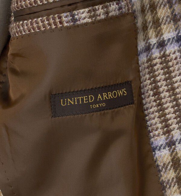 UNITED ARROWS「ツイード ウィンドウペン シングル 3ボタン テーラードジャケット CーMODEL」|テーラードジャケット|