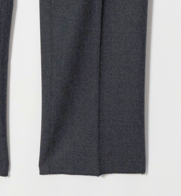 UNITED ARROWS「ライトサキソニー ノープリーツ テーパード スラックス ヨコストレッチ」|スラックス|