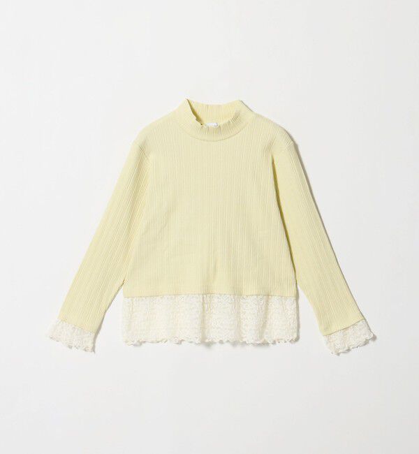 UNITED ARROWS green label relaxing「チュール レース コンビ プルオーバー / キッズ 140cm-160cm」|Tシャツ・カットソー|