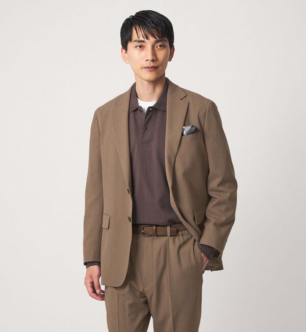 UNITED ARROWS green label relaxing「A+ リネンライク 2B リラックス セットアップ ジャケット -ストレッチ-」|テーラードジャケット|