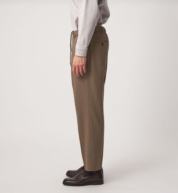 UNITED ARROWS green label relaxing「A+ リネンライク リラックス イージー 1プリーツ セットアップ パンツ スラックス -ストレッチ-」|スラックス|