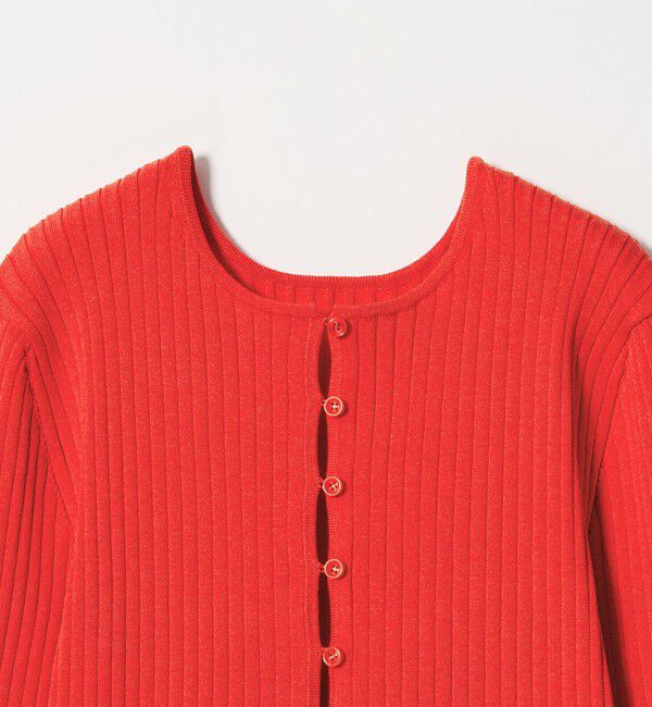 BEAUTY&YOUTH UNITED ARROWS「【WEB限定 Wardrobe DAILY MINIMAL】ペプラム2WAY リブニットプルオーバー ウォッシャブル」|ニット・セーター|