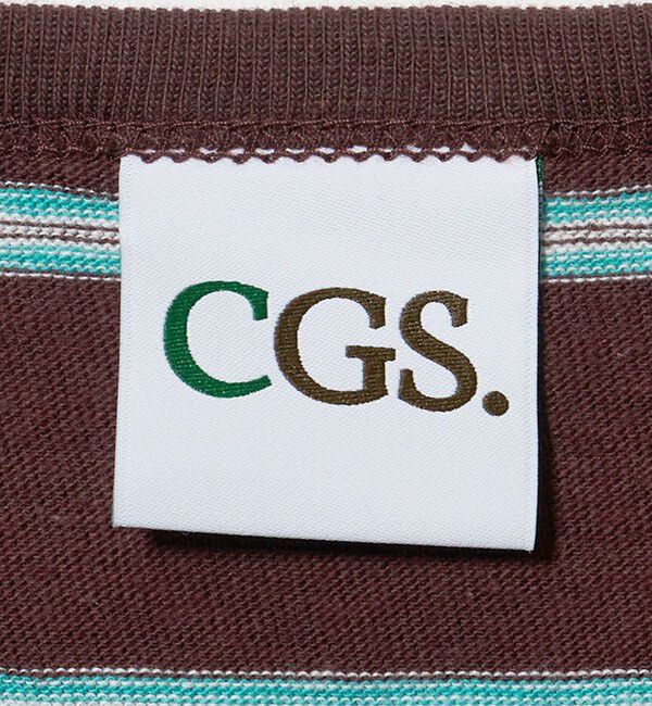 California General Store「＜CGS.＞マルチ ボーダー ヘンリーネック Tシャツ」|Tシャツ・カットソー|