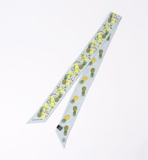 TOMORROWLAND GOODS「ATELIER TOMORROW FRUITS シルク ボウタイスカーフ」|バンダナ・スカーフ|
