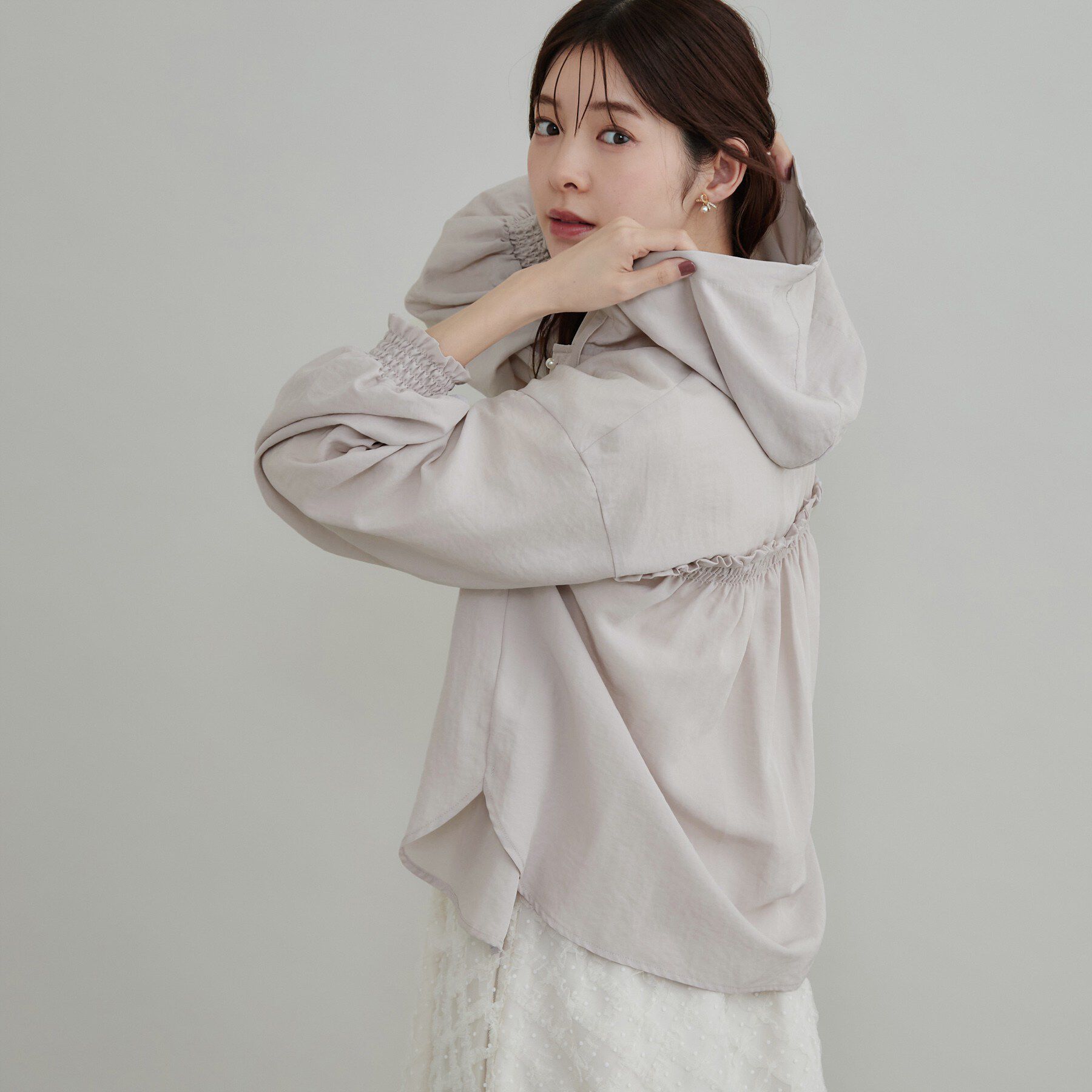 Couture broach「【大人可愛い】愛されフーディーシャツ」|シャツ・ブラウス|