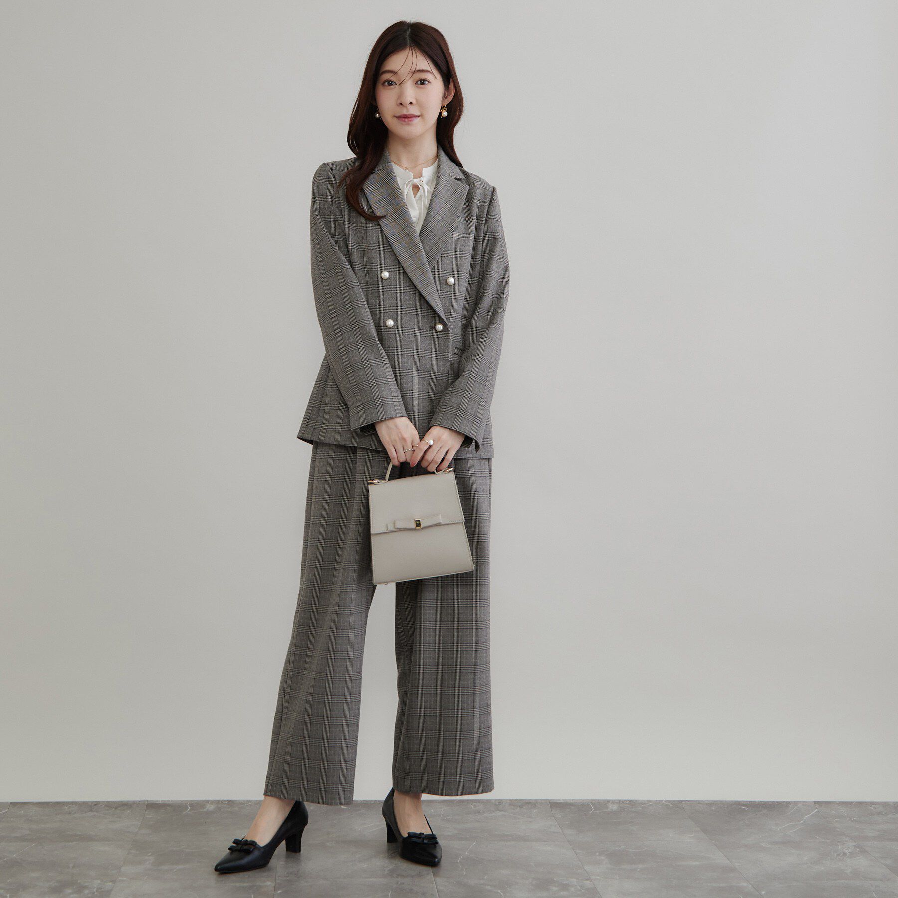 Couture broach「LANATECパール風釦テーラード」|テーラードジャケット|