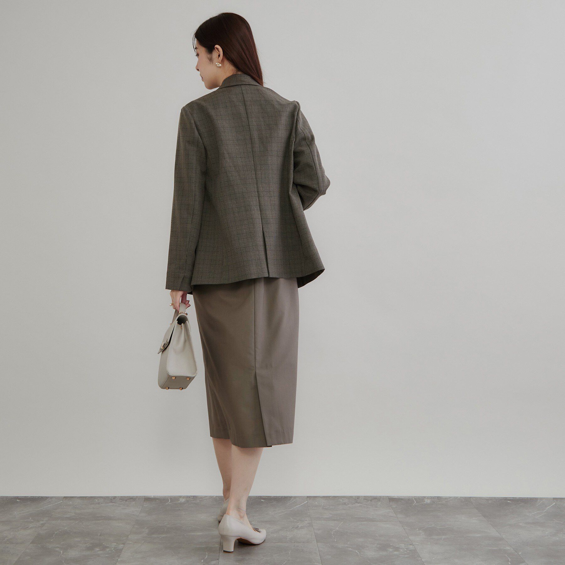 Couture broach「LANATECパール風釦テーラード」|テーラードジャケット|