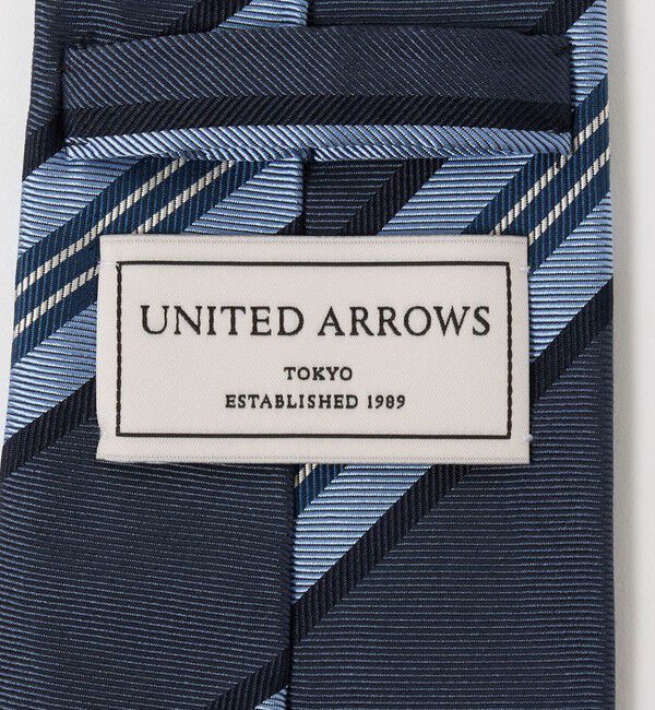 UNITED ARROWS「ネイビー マルチストライプ ネクタイ」|ネクタイ・蝶ネクタイ|