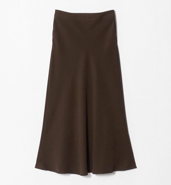 UNITED ARROWS「COMFY マーメイド スカート  ‐ウォッシャブル 防汚 UVカット‐」|フレア|DK.BROWN
