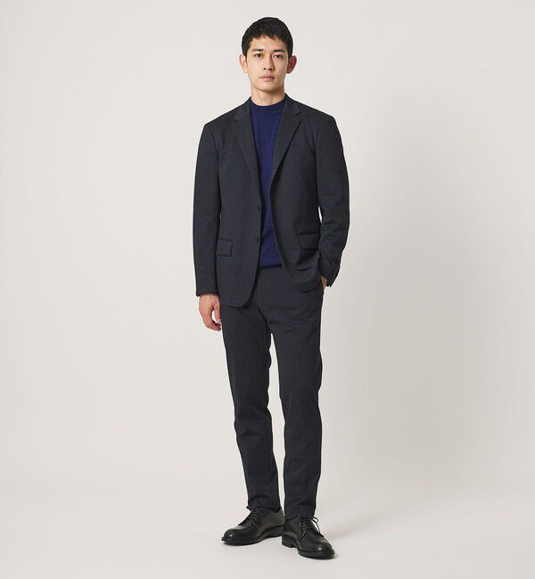 UNITED ARROWS「シャークスキン シングル ２ボタン テーラードジャケット UA COZY ウォッシャブル ２WAYストレッチ」|テーラードジャケット|