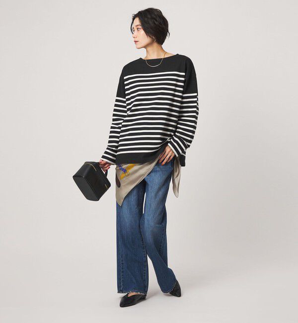 UNITED ARROWS green label relaxing「バスクボーダー ロングスリーブ プルオーバー カットソー」|Tシャツ・カットソー|